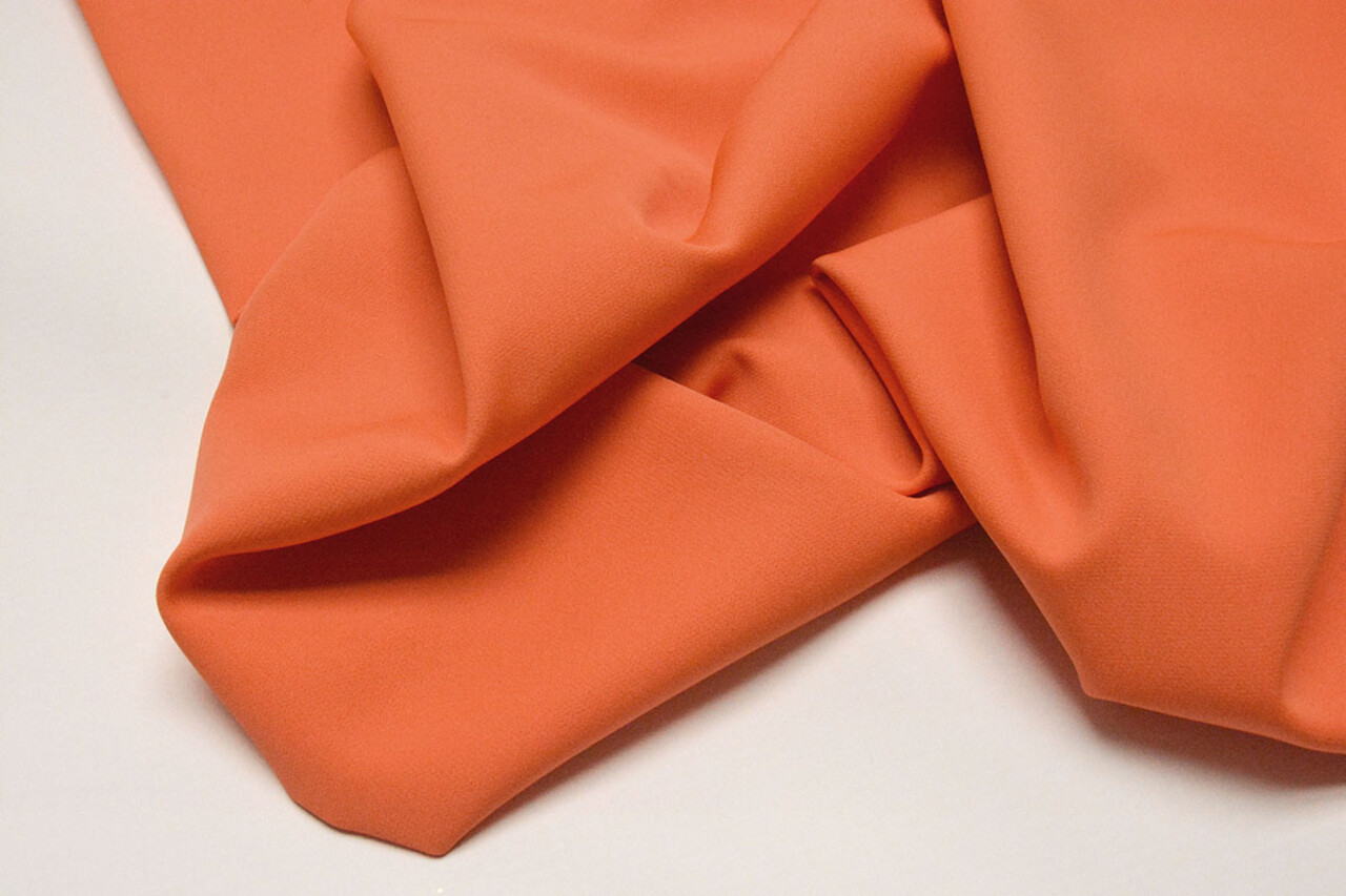 2-Way Crepe Stretch Oranje 2-Way Crepe Stretch Oranje
