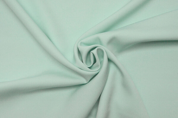 2-Way Crepé Elástico Menta Claro Azul