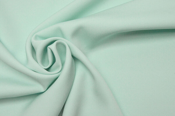 2-Way Crepé Elástico Menta Claro Azul