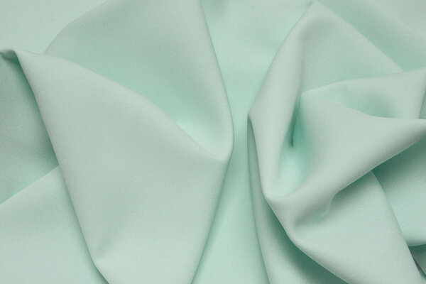 2-Way Crepé Elástico Menta Claro Azul