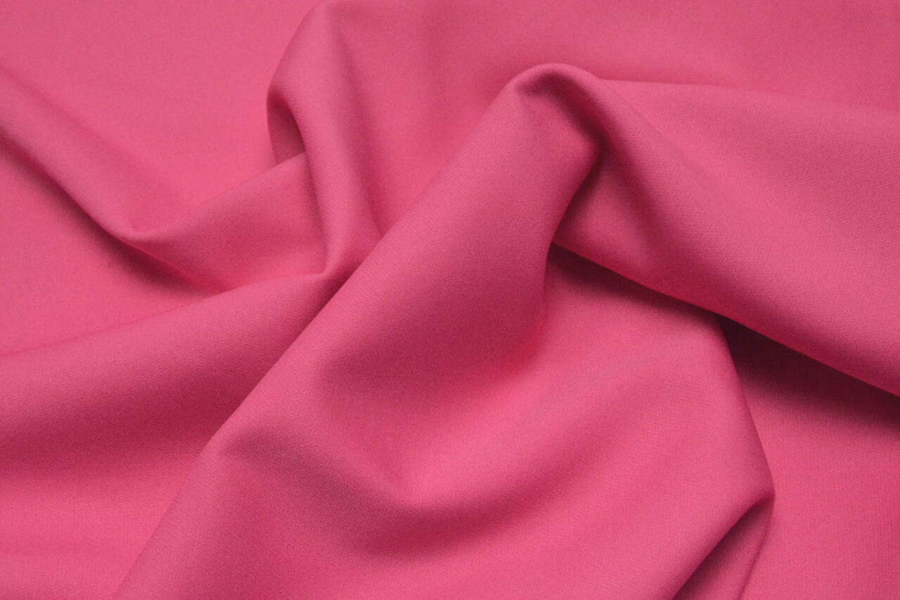 2-Way Crepe Stretch  Fuchsia 2-Way Crepe Stretch  Fuchsia