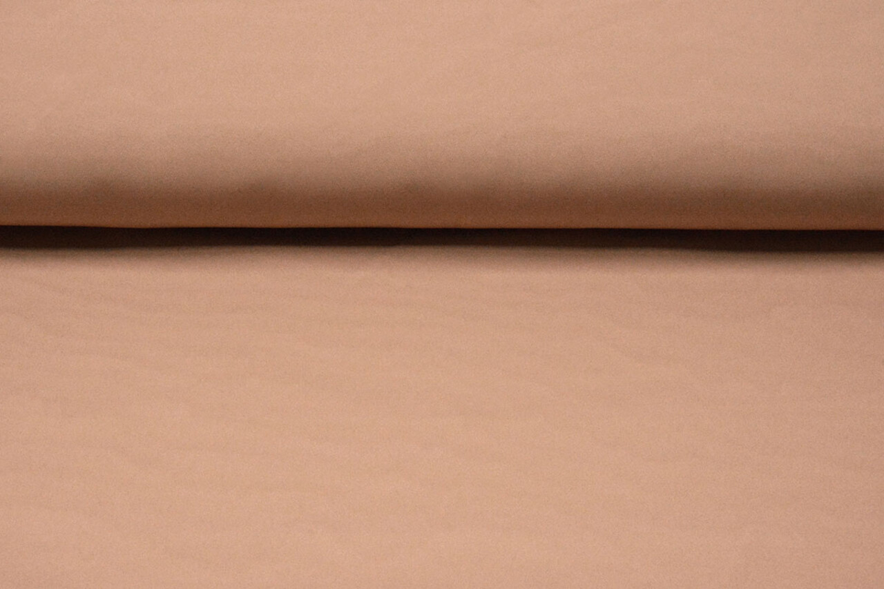 Crêpe Elasticizzato in 2 Direzioni Rosa-Marrone