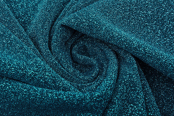 Lurex Dans Donker Aqua