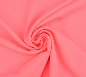 2-Way Crepe Stretch Fluor Roze 2-Way Crepe Stretch Fluor Roze