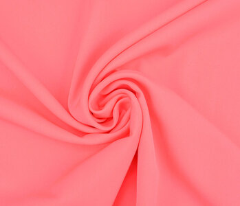 2-Way Crepe Stretch Fluor Pink