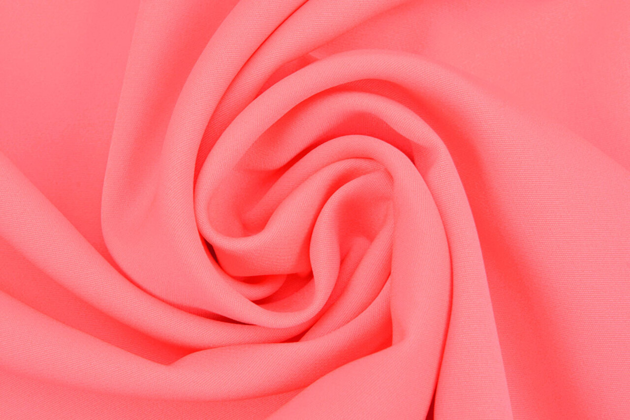 2-Way Crepe Stretch Fluor Roze 2-Way Crepe Stretch Fluor Roze