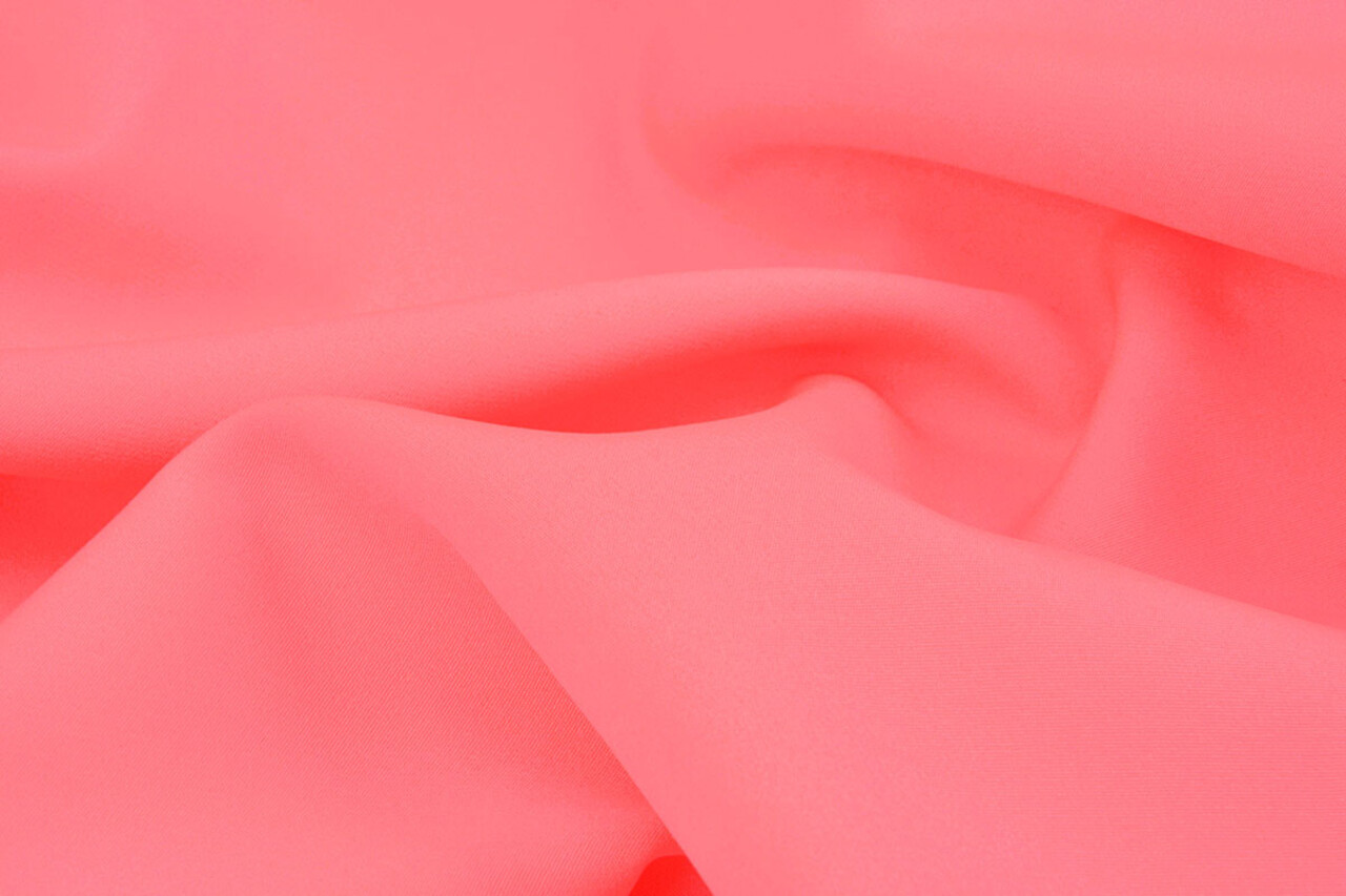 2-Way Crepe Stretch Fluor Roze 2-Way Crepe Stretch Fluor Roze