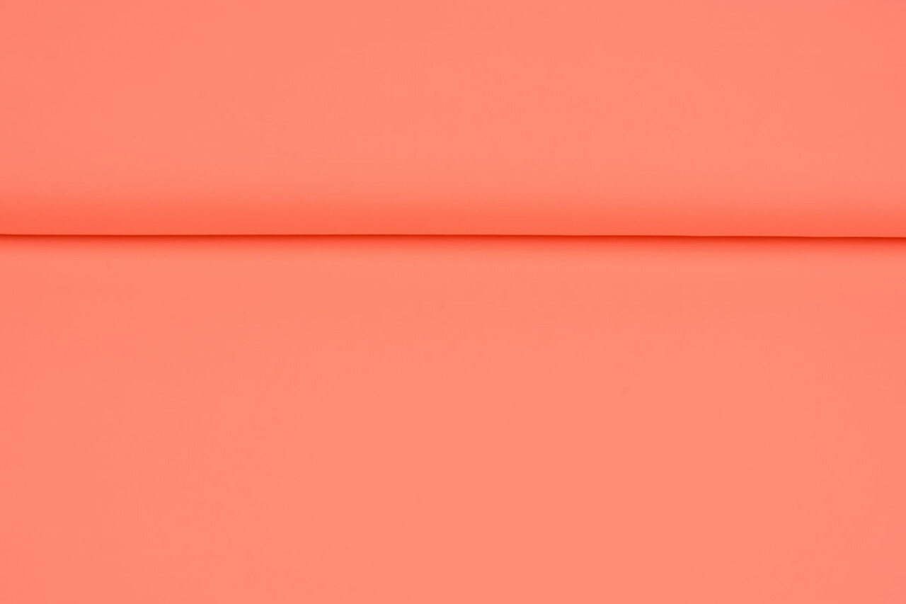 2-Way Crepe Stretch Fluor Koraal 2-Way Crepe Stretch Fluor Koraal