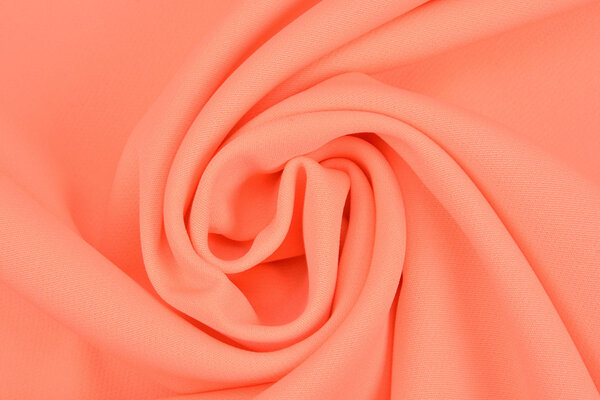 Crêpe Elasticizzato in 2 Direzioni Fluorescente Corallo Crêpe Elasticizzato in 2 Direzioni Fluorescente Corallo
