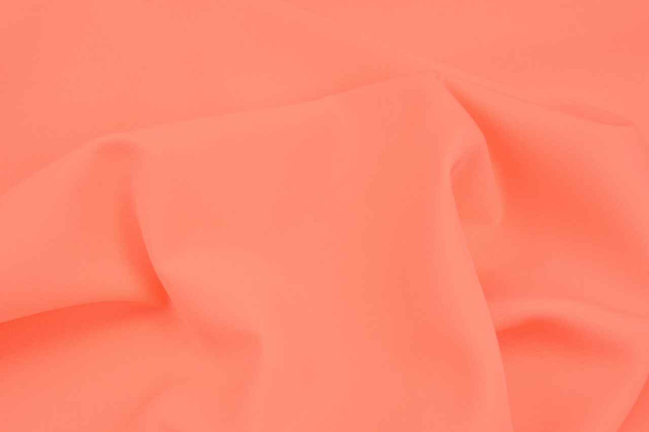 2-Way Crepe Stretch Fluor Koraal 2-Way Crepe Stretch Fluor Koraal