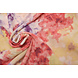 Arrugado Crepé Estampado Acuarela Rojo Arrugado Crepé Estampado Acuarela Rojo