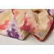 Crêpe Froissé Crêpe Imprimé Watercolor Rouge