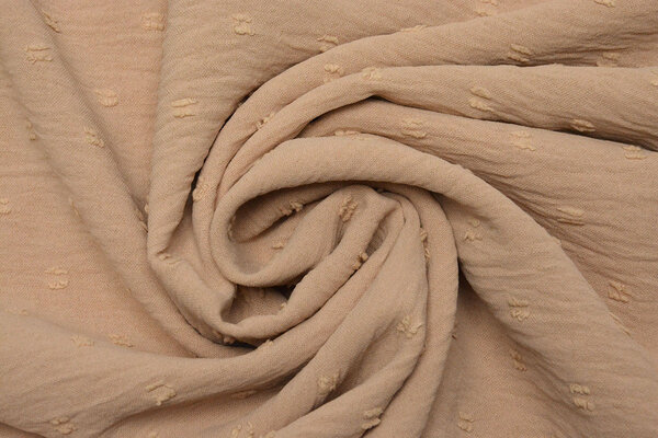 Dobby American Crêpe Carlijn Beige-Powder Pink Dobby American Crêpe Carlijn Beige-Powder Pink