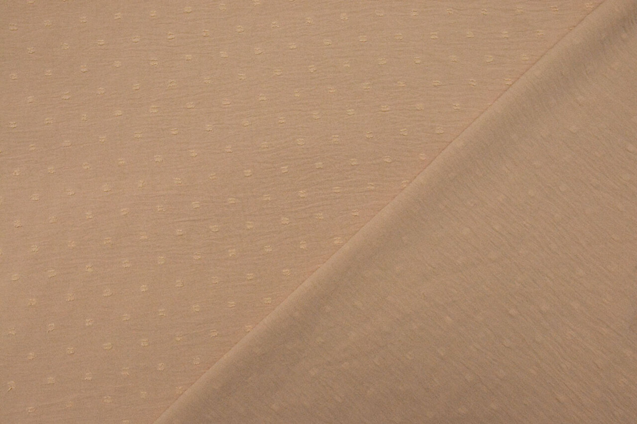 Dobby American Crêpe Carlijn Beige-Powder Pink Dobby American Crêpe Carlijn Beige-Powder Pink
