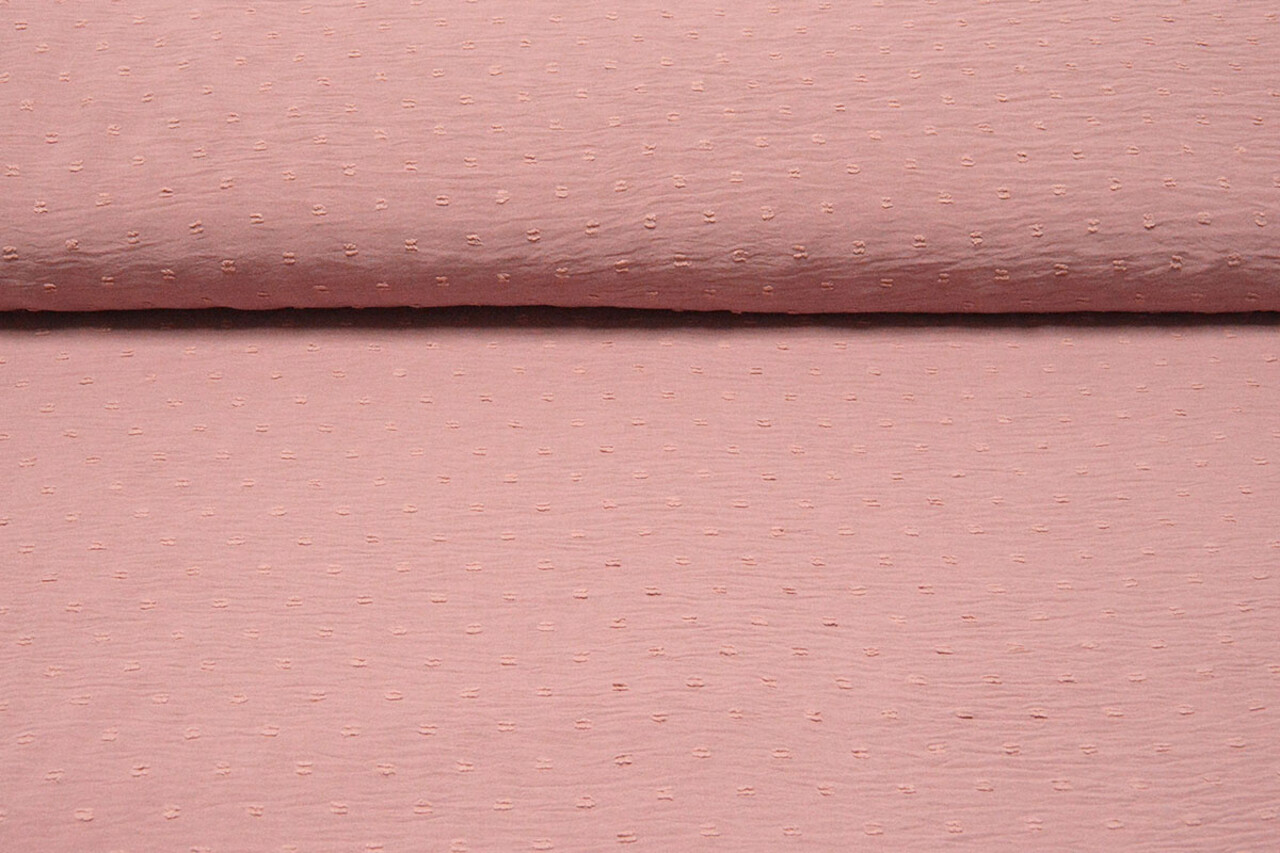 Dobby American Crêpe Carlijn Old Pink Dobby American Crêpe Carlijn Old Pink