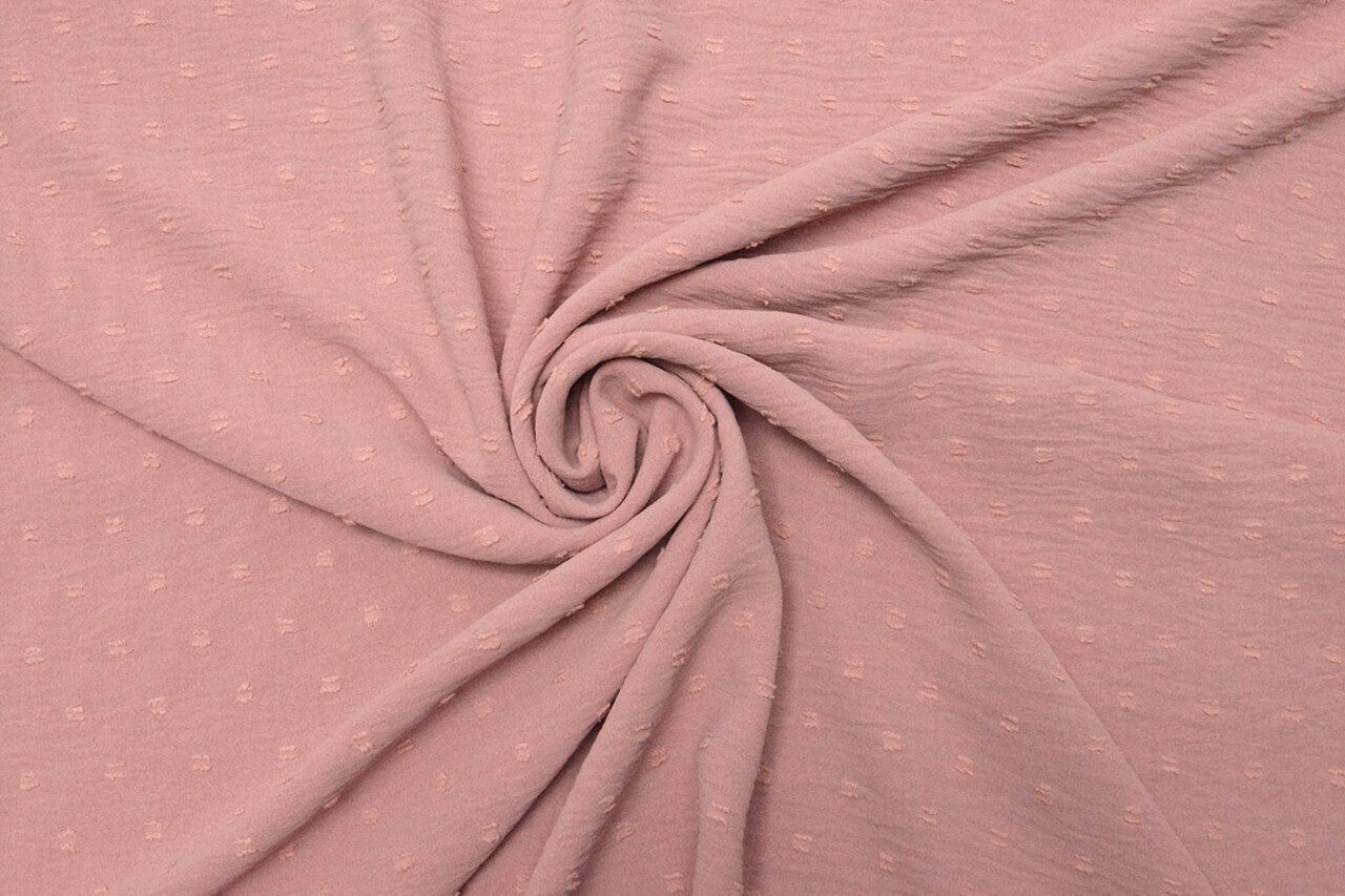 Dobby American Crêpe Carlijn Old Pink Dobby American Crêpe Carlijn Old Pink