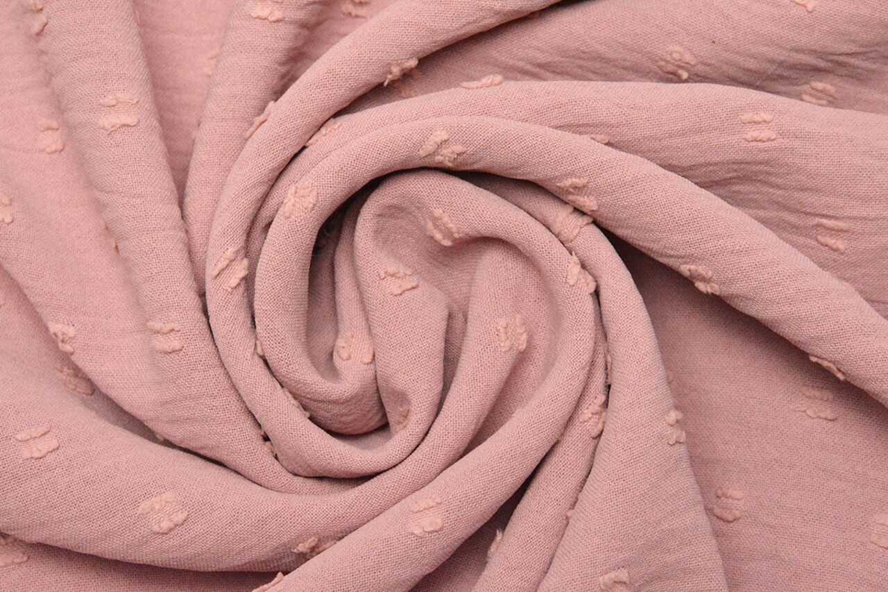 Dobby American Crêpe Carlijn Old Pink Dobby American Crêpe Carlijn Old Pink