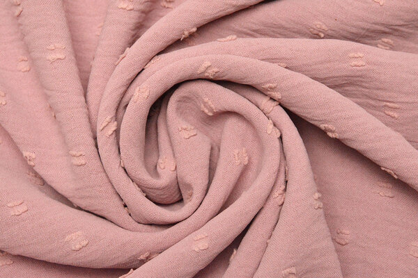 Dobby American Crêpe Carlijn Vieux Rose