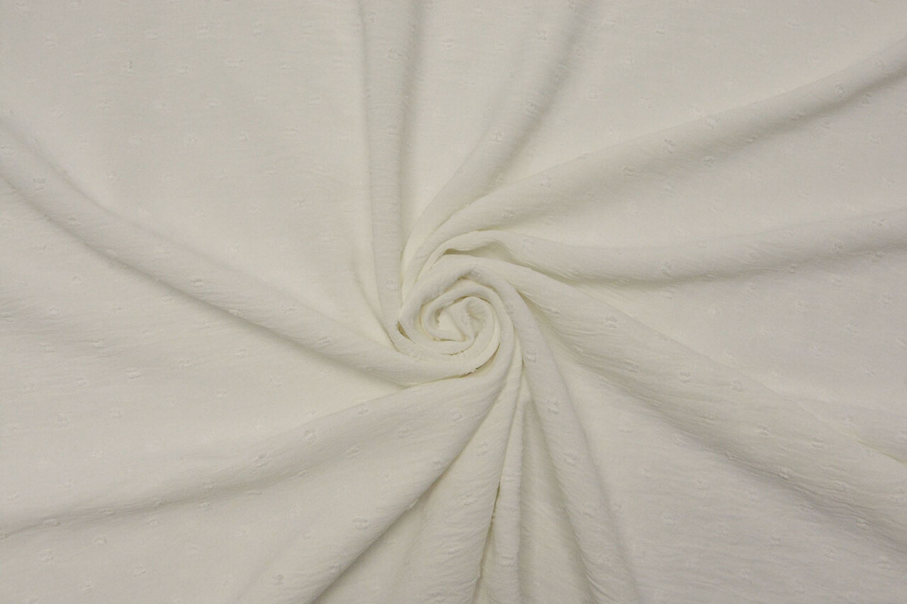 Dobby American Crêpe Carlijn Off-White Dobby American Crêpe Carlijn Off-White