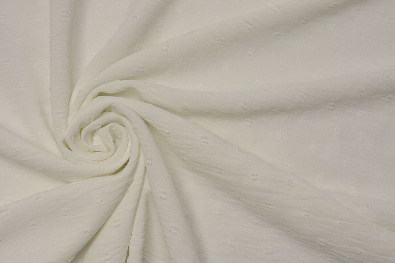 Dobby American Crêpe Carlijn Off-White Dobby American Crêpe Carlijn Off-White