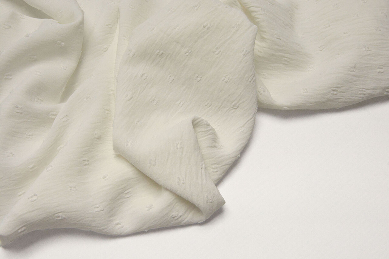 Dobby American Crêpe Carlijn Off-White Dobby American Crêpe Carlijn Off-White