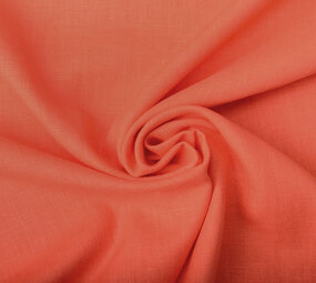 Oeko-Tex®  Washed Linen Coral