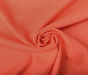 Oeko-Tex®  Washed Linen Coral