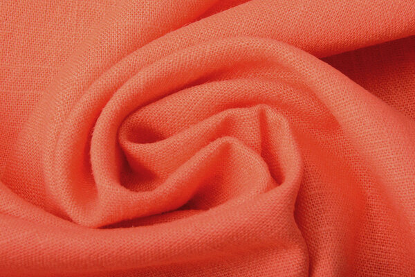 Oeko-Tex®  Washed Linen Coral
