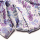 Crinkle Satin Printed Aisha Flowers Purple