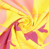 100% Viscose Annika Bloemen Geel 100% Viscose Annika Bloemen Geel
