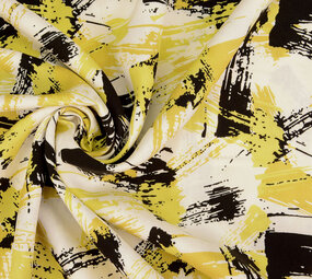 100% Viscose Brashi Yellow