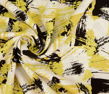 100% Viscose Brashi Yellow