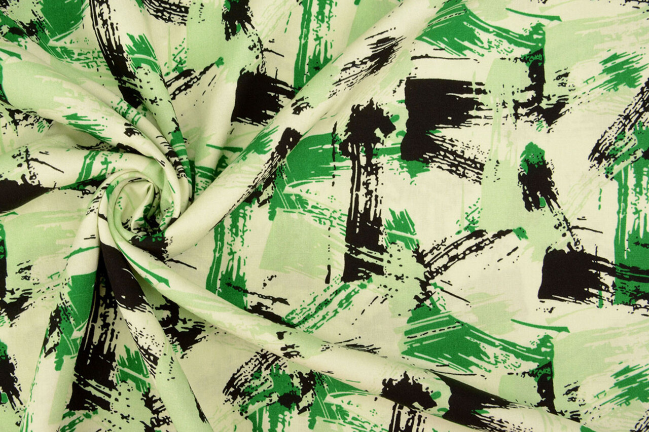 100% Viscose Brashi Groen