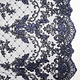 Mesh Embroidered  Sequins Quenya Navy Blue