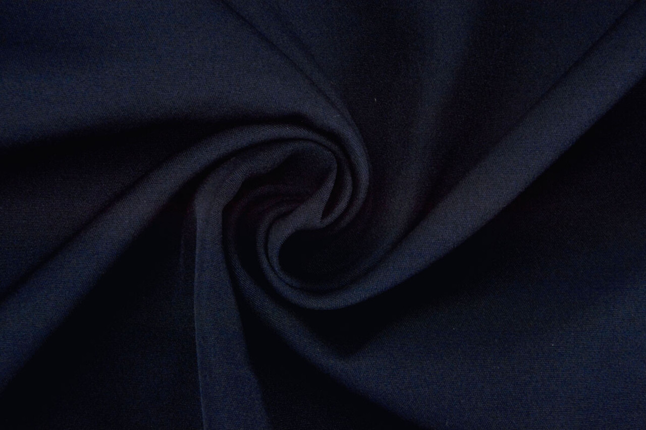 2-Way Crepe Stretch Police Blue