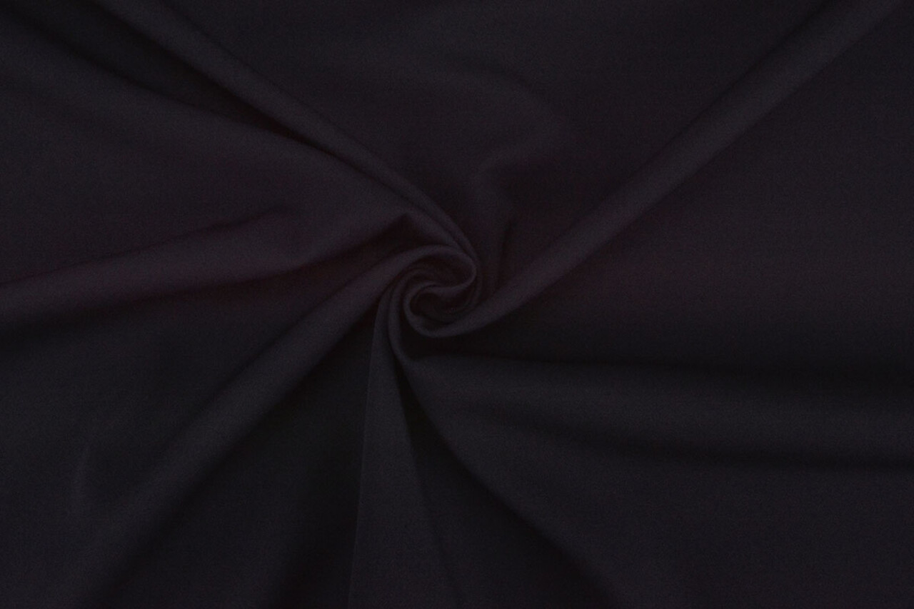 2-Way Crepe Stretch Marine Blauw