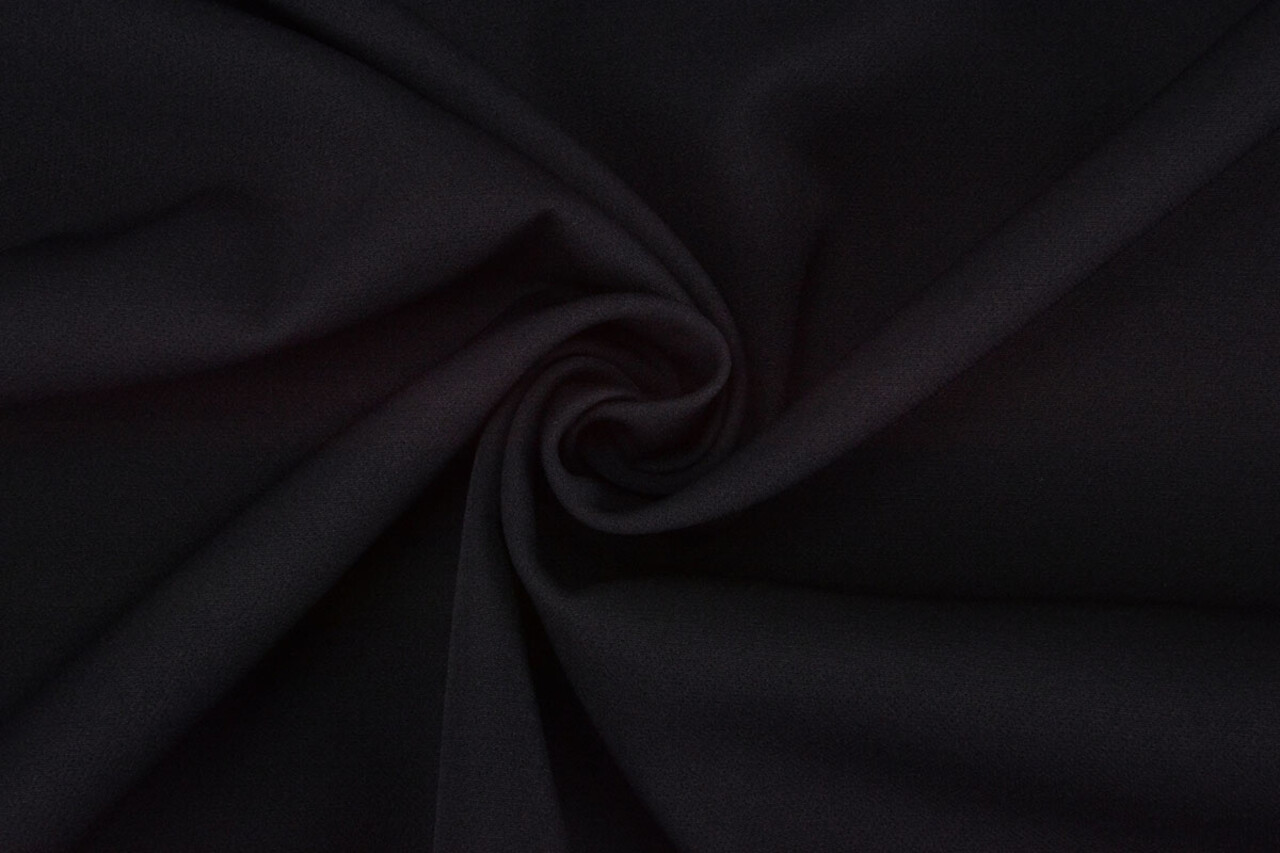 2-Way Crepe Stretch Marine Blau