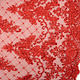 Mesh Embroidered  Sequins Quenya Red