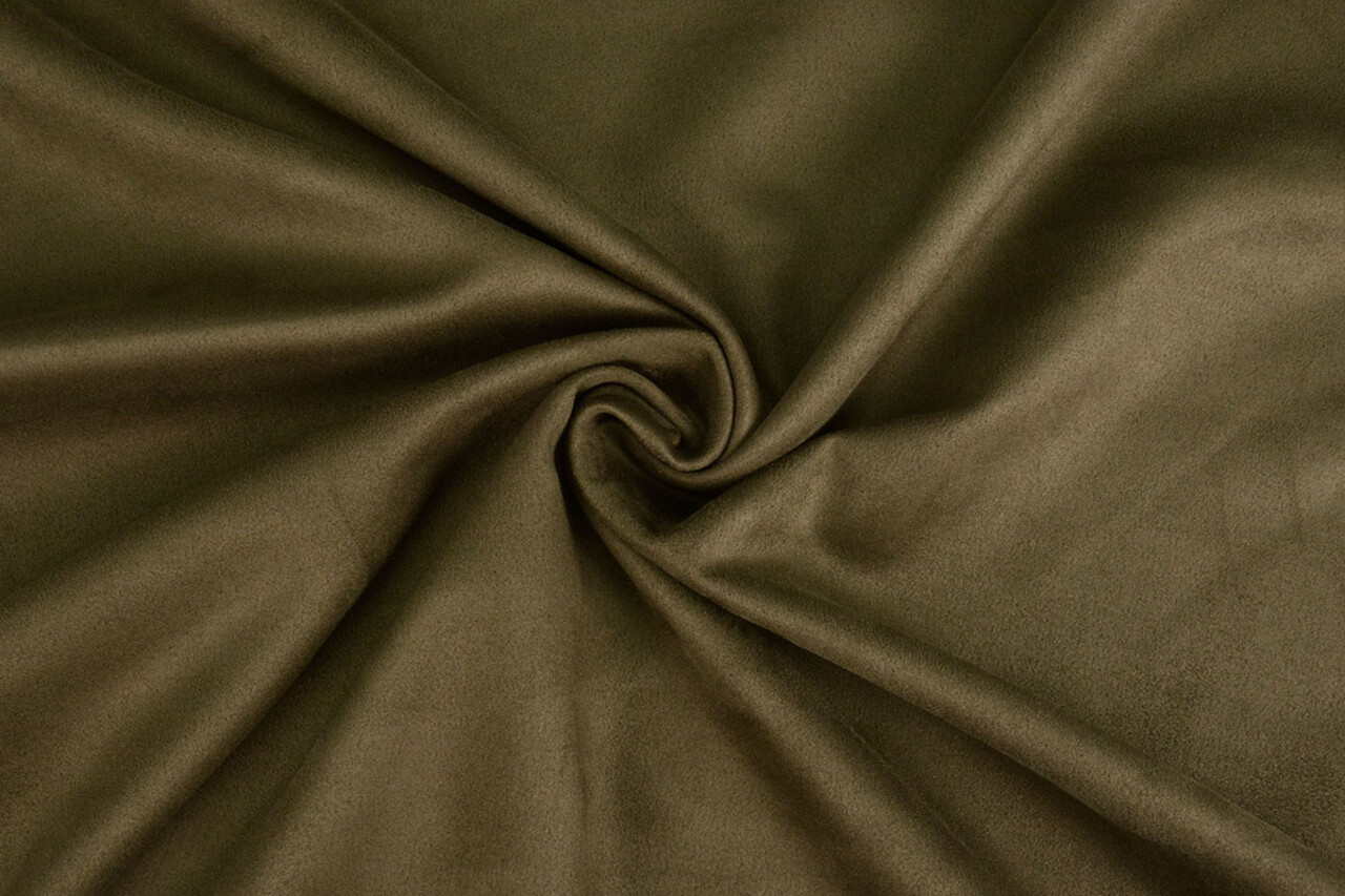 Light Scuba Suede Dark Khaki Green