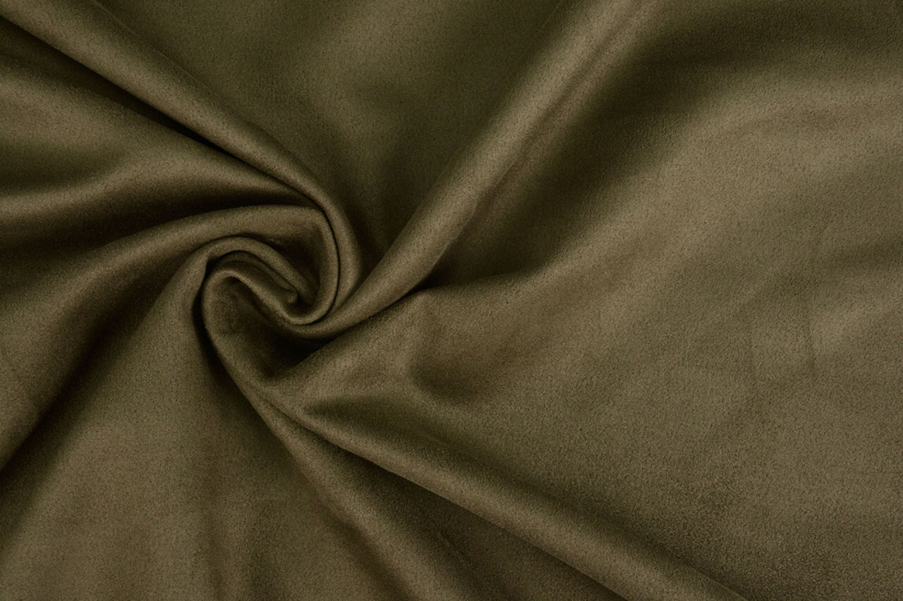 Light Scuba Suede Dark Khaki Green