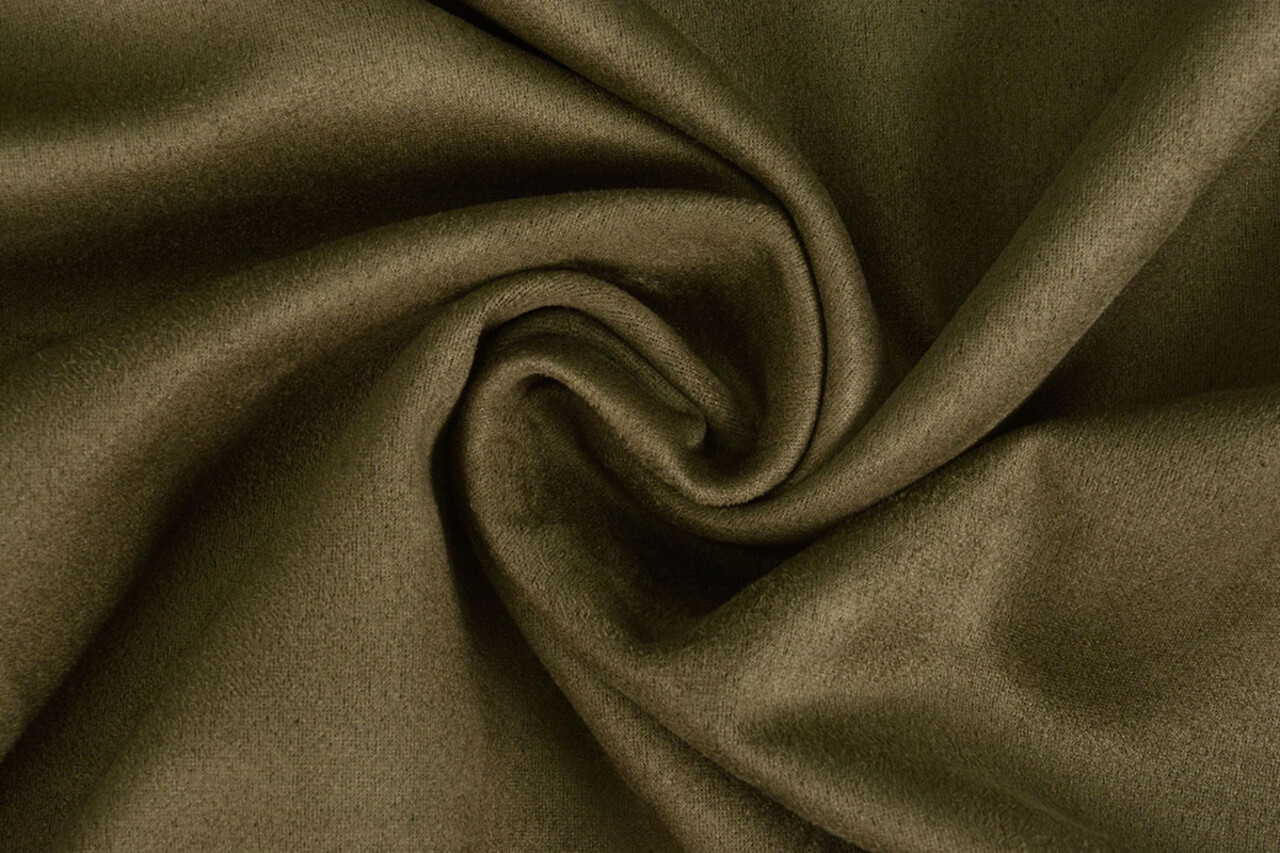 Light Scuba Suede Dark Khaki Green