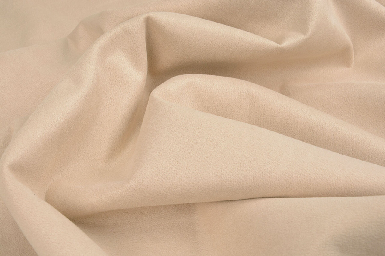 Leggero Scuba Scamosciato Chiaro Beige Leggero Scuba Scamosciato Chiaro Beige