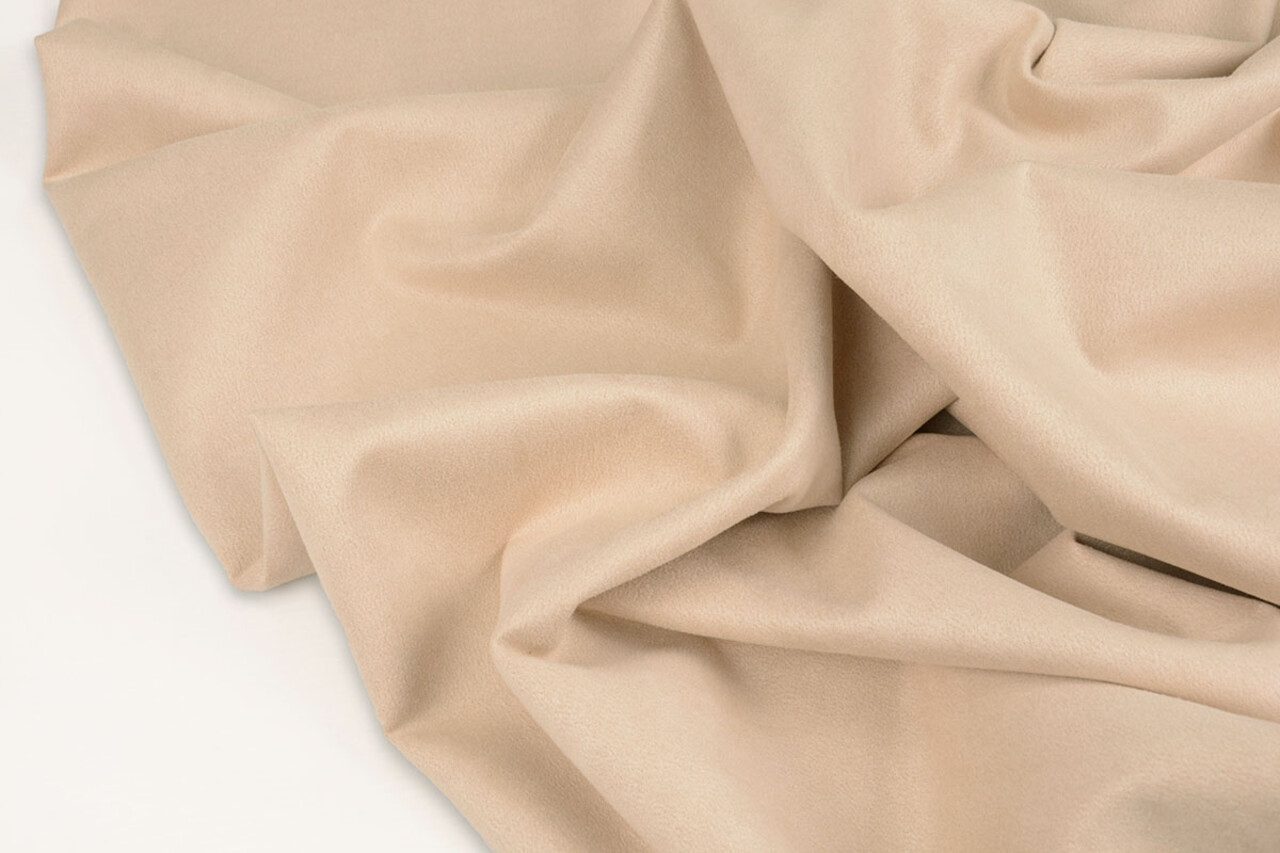Leggero Scuba Scamosciato Chiaro Beige Leggero Scuba Scamosciato Chiaro Beige
