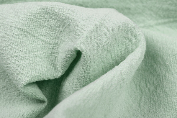 Oeko-Tex®  100% Gewaschene Baumwolle Hell Altgrün Oeko-Tex®  100% Gewaschene Baumwolle Hell Altgrün