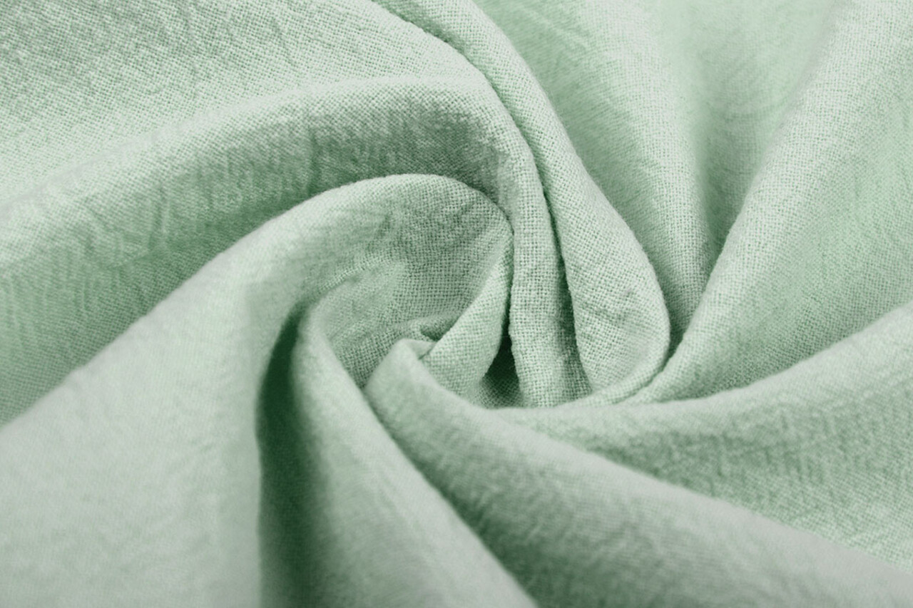 Oeko-Tex®  100% Gewaschene Baumwolle Hell Altgrün Oeko-Tex®  100% Gewaschene Baumwolle Hell Altgrün