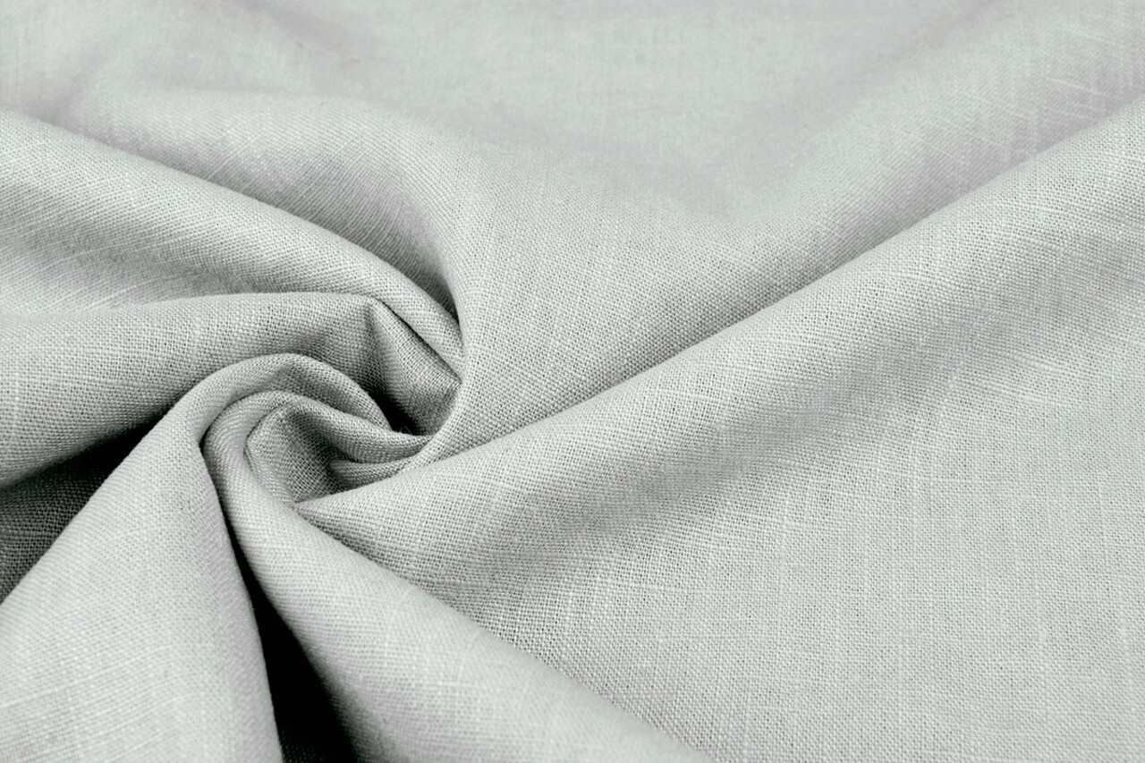 Oeko-Tex®  Gewaschenes Leinen Silber Oeko-Tex®  Gewaschenes Leinen Silber