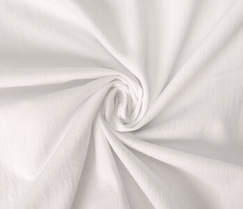 Oeko-Tex®  100% Washed Cotton Voile White