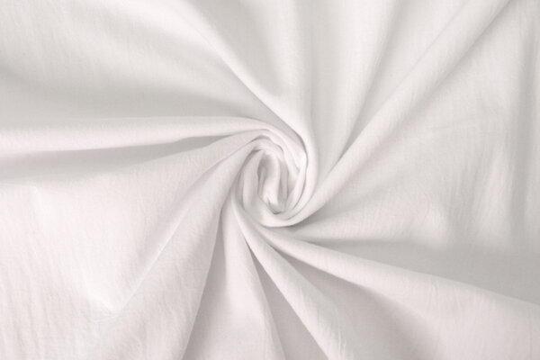 Oeko-Tex® 100% Lavato Cotone Voile Bianco Oeko-Tex® 100% Lavato Cotone Voile Bianco