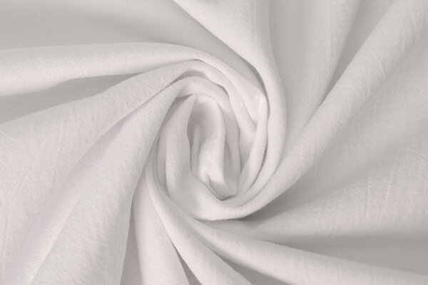 Oeko-Tex®  100% Gewassen Katoen Voile Wit