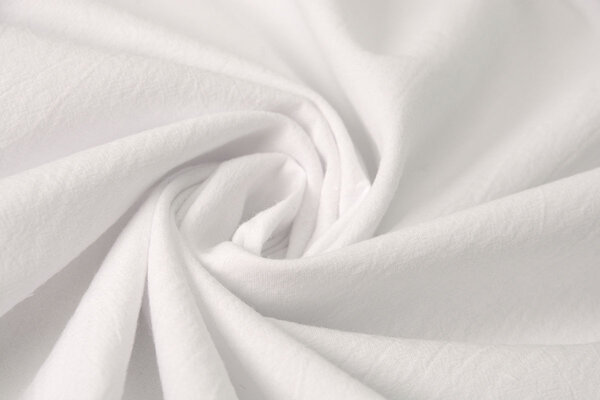 Oeko-Tex®  100% Gewassen Katoen Voile Wit